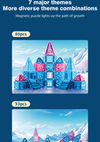 Kinderspielzeug, magnetische Fliesen, Frozen-Set, Klassenzimmer-Essentials, Magnet-Bauspielzeug für Kleinkinder, Vorschule, Montessori-Lernspiele für