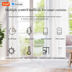 Tuya Smart Wifi Vorhangroboter (mit Gateway), Raffgardinenstange