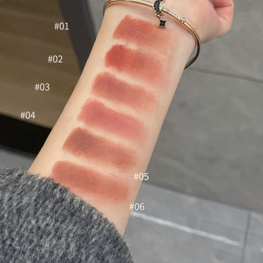 Wasserdicht 2 in 1 Schlüssel anhänger Bär flüssiger Lippenstift niedlich velevt matt lang anhaltende Schönheit Gesundheit koreanische Make-up tragbare Maquiagem