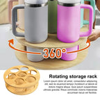 Einfache Installation Becher regal Wein regal Getränke halter elegante drehbare Wein regal Tasse Organizer für Weinflaschen glatte Kante für zu Hause