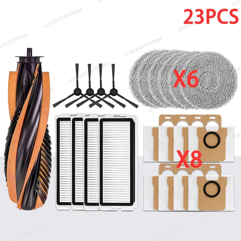 Für JONR P20 PRO / T5 Pro Roboter Staubsauger Zubehör Wichtigsten Seite Pinsel Hepa-Filter Mopp Tuch Staubbeutel Ersatz ersatzteil