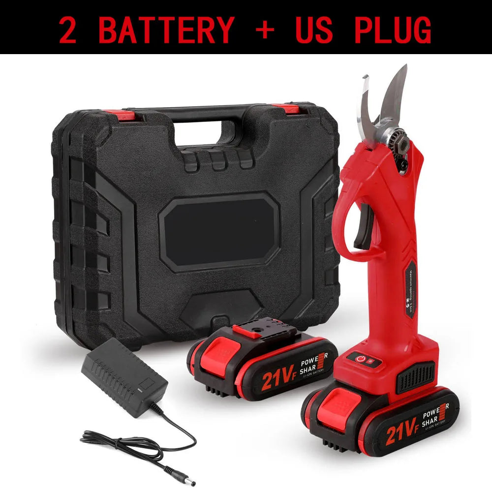 800 W kabellose elektrische Gartenschere, elektrische Gartenschere, Gartenschere, Werkzeuge, Gartenschere, 21 V wiederaufladbare Batterie, Gartenschere