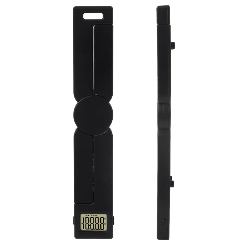 Kompakte, zusammenklappbare digitale Küchenwaage, präzise, faltbare, tragbare Lebensmittelwaage