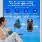 Liectroux Yw810 Roboter-Fensterreiniger, trockenes und nasses Wischen, Ai Route, bürstenloser Motor, Lüfter-App und Fernbedienung