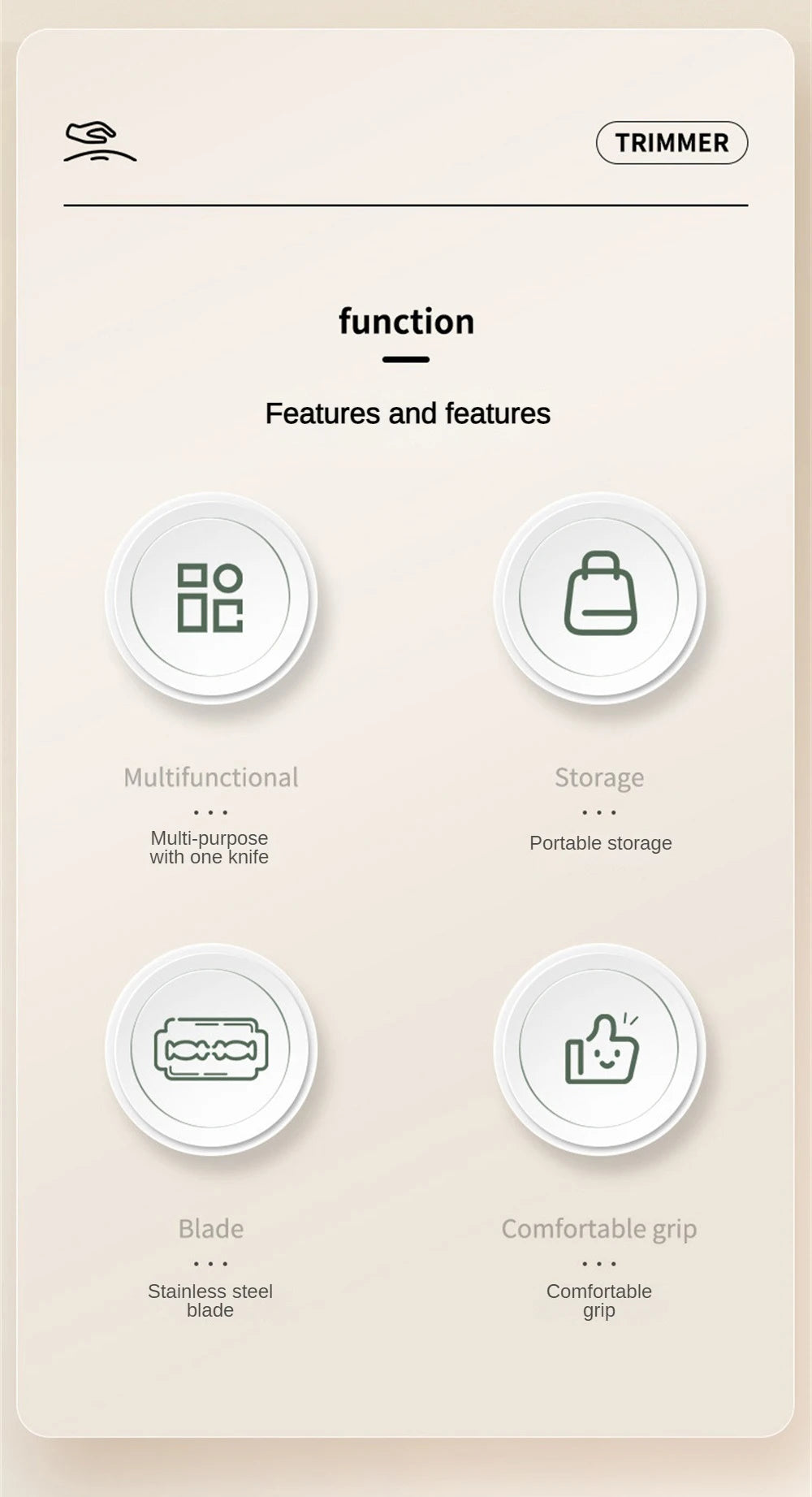 2-in-1-Baby-Haarschnitt- und Friseurkamm zum Trimmen von Pony und gebrochenem Haar, Pony-Trimmer, manuell, tragbar, für Kinder