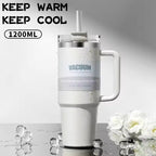 40-Unzen-Autobecher, isolierter Strohbecher aus Edelstahl 304, Eisbecher, Auto-Wasserbecher