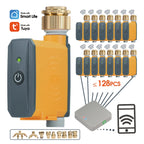 Messing-Anschlüsse Zigbee Smart Valve Intelligenter automatischer Wifi-Garten-Wasser-Timer für Sprinkler-Schlauch-Hahn-Tropfbewässerungssystem-Controller-Telefon-Fernbedienung
