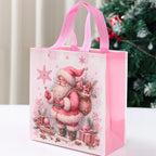 4 stücke Weihnachten Geschenk Taschen Weihnachten Party Dekoration Kinder Gefälligkeiten 2025 Weihnachten Santa Claus Handtaschen Navidad Natal Neue Jahr geschenk 2026