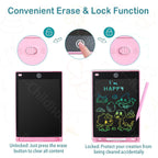 8,5-Zoll-LCD-Schreibtablett, digitales Zeichentablett, Handschriftblöcke, tragbares elektronisches Tablet-Board für Kinder im Alter von 3, 4, 5, 6, 7, 8 Jahren