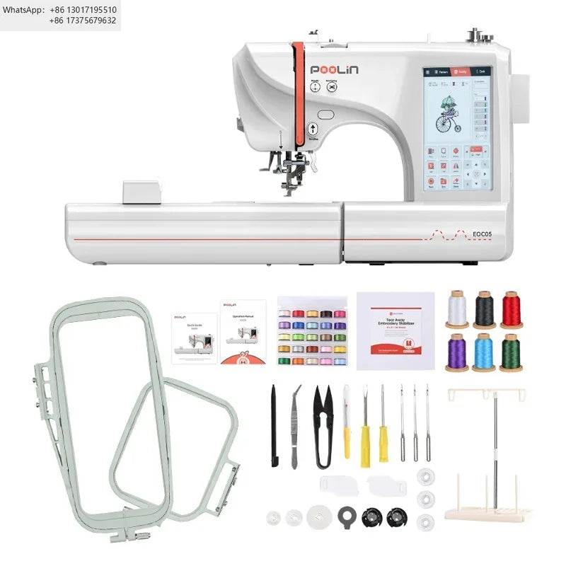 Poolin EOC05 Großhandel Multifunktionale automatisierte hochwertige computergesteuerte Stickmaschine