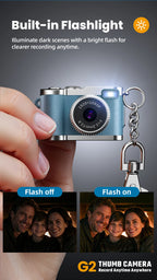 Mini-Daumenkamera, Retro-Digitalkamera, 1080P, Video, tragbar, Reise-Vlog, Anti-Shake-Kamera, unterstützt SD-Karte mit Bildschirm für Kinder