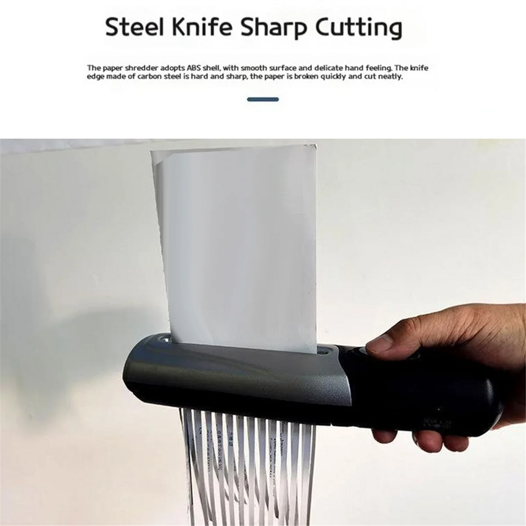 Neue USB Tragbare Papier Zerkleinerer Multifunktionale Mini Elektrische Papier Zerkleinerer Dokument Streifen Cutter Büro Schreibwaren