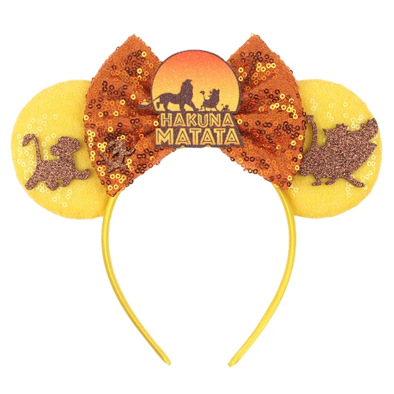 Prinzessin Haarreif mit Pailletten-Bogen – Disney-Motive, Halloween & Party | Damen & Kinder