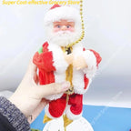 Elektrische Santa Claus Klettern Seil Leiter Mit Musik Santa Musical Spielzeug Für Weihnachten Baum Wohnkultur Geschenke Für Jungen Und Mädchen