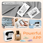 Imprimante d'étiquettes thermique Phomemo M220 75 mm pour codes-barres, adresses, courriers, dossiers, étiquettes pour téléphones et PC