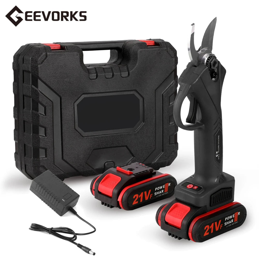 800 W kabellose elektrische Gartenschere, elektrische Gartenschere, Gartenschere, Werkzeuge, Gartenschere, 21 V wiederaufladbare Batterie, Gartenschere