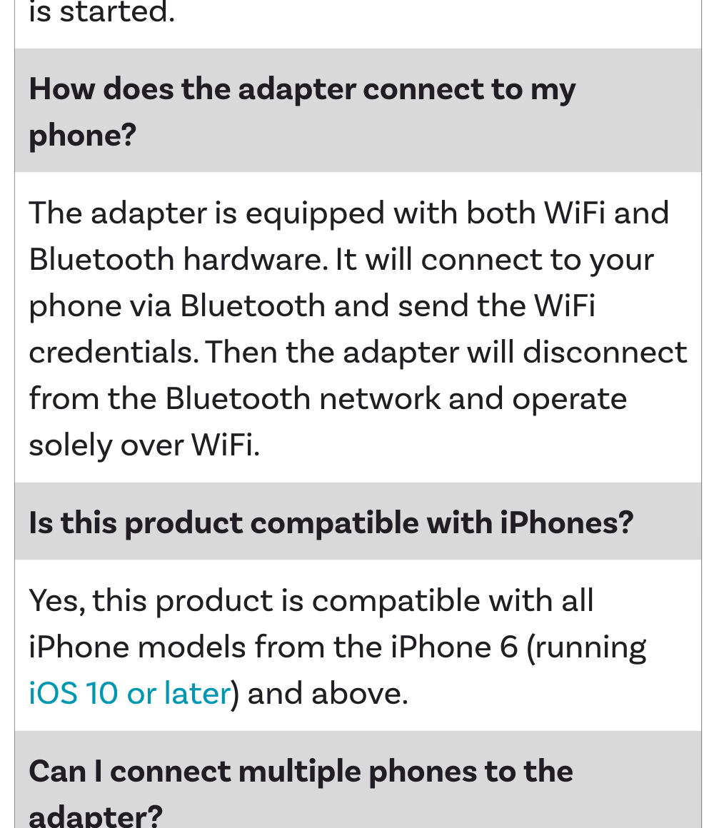 OTTOCAST Cabin Care, Drahtloser CarPlay-Adapter Babykamera 1080P HD 150°