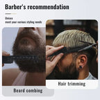 Neue 1/2/3 in 1 Tasche Klapp Kämme Kunststoff Breite Zahn Öl Kopf Kamm Bart Kämmen Barber Clipper kamm Salon Haar Styling Werkzeuge