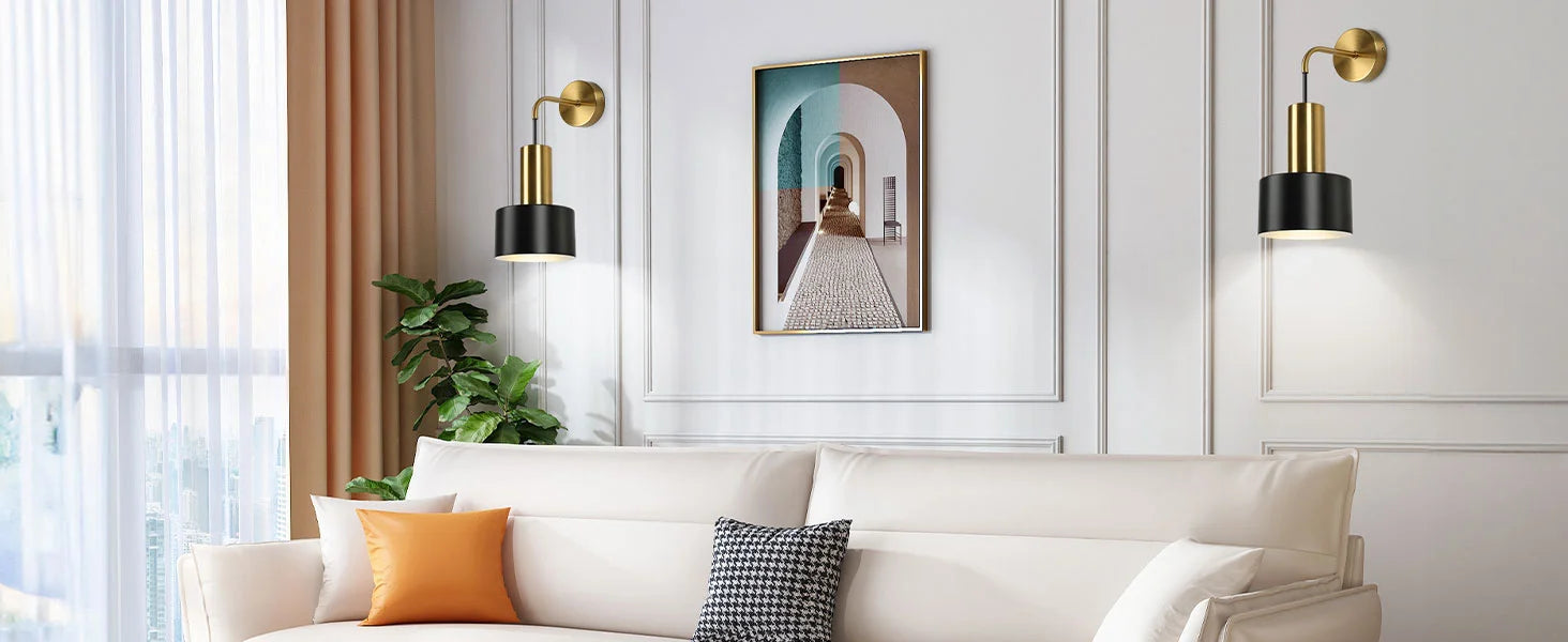 2er-Set batteriebetriebene Wandleuchten, kabellose Wandleuchten mit Fernbedienung, moderne dimmbare Wandleuchten für Schlafzimmer und Wohnzimmer