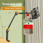 Oatsbasf versteckter Nachttisch-Tablet-Telefonständer 990 °   Drehbare, einsteckbare, geschlitzte, aufsteckbare Telefonhalterung, Tablet-Halterung für Sofa, Schreibtisch