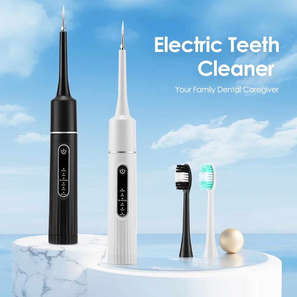 Elektrischer Zahn reiniger Dental Scaler 6 Gänge Schall vibration Zahnbürste Zahnstein Zahnstein entferner Zahn aufhellung Reinigungs werkzeuge