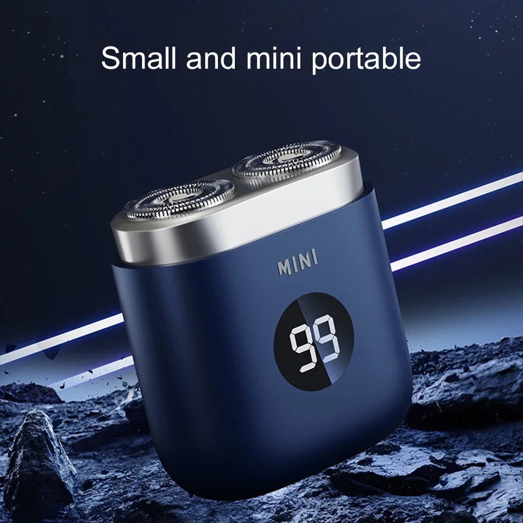 Präzisionsrasierer für Männer, tragbarer Elektrorasierer für schnelle Ergebnisse, Achselhaare, Mini-Elektrorasierer, grau