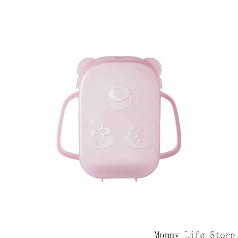 OOTDTY Quetschbeutel-Halter für Babys – Auslaufsicher, transparent, für Joghurt & Babykost, 3 Farben
