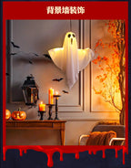 Halloween Party LED Glow, Ghost Home Indoor Outdoor Dekoration, Lieferungen 2024, Spukhaus Bar Hängende Horror Requisiten mit Lichtern