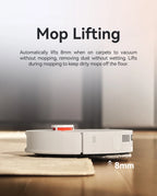JONR Robot Vacuum P20 Pro International Edition Wischen Staubsaugen Trocknen Tücher Automatische Reinigung Staub Sammeln Entwässerung Wasser