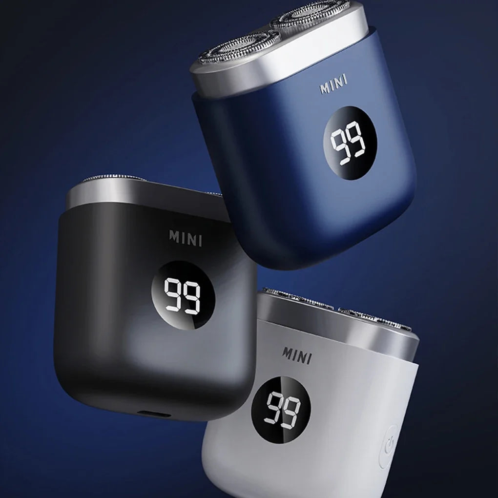 Präzisionsrasierer für Männer, tragbarer Elektrorasierer für schnelle Ergebnisse, Achselhaare, Mini-Elektrorasierer, grau