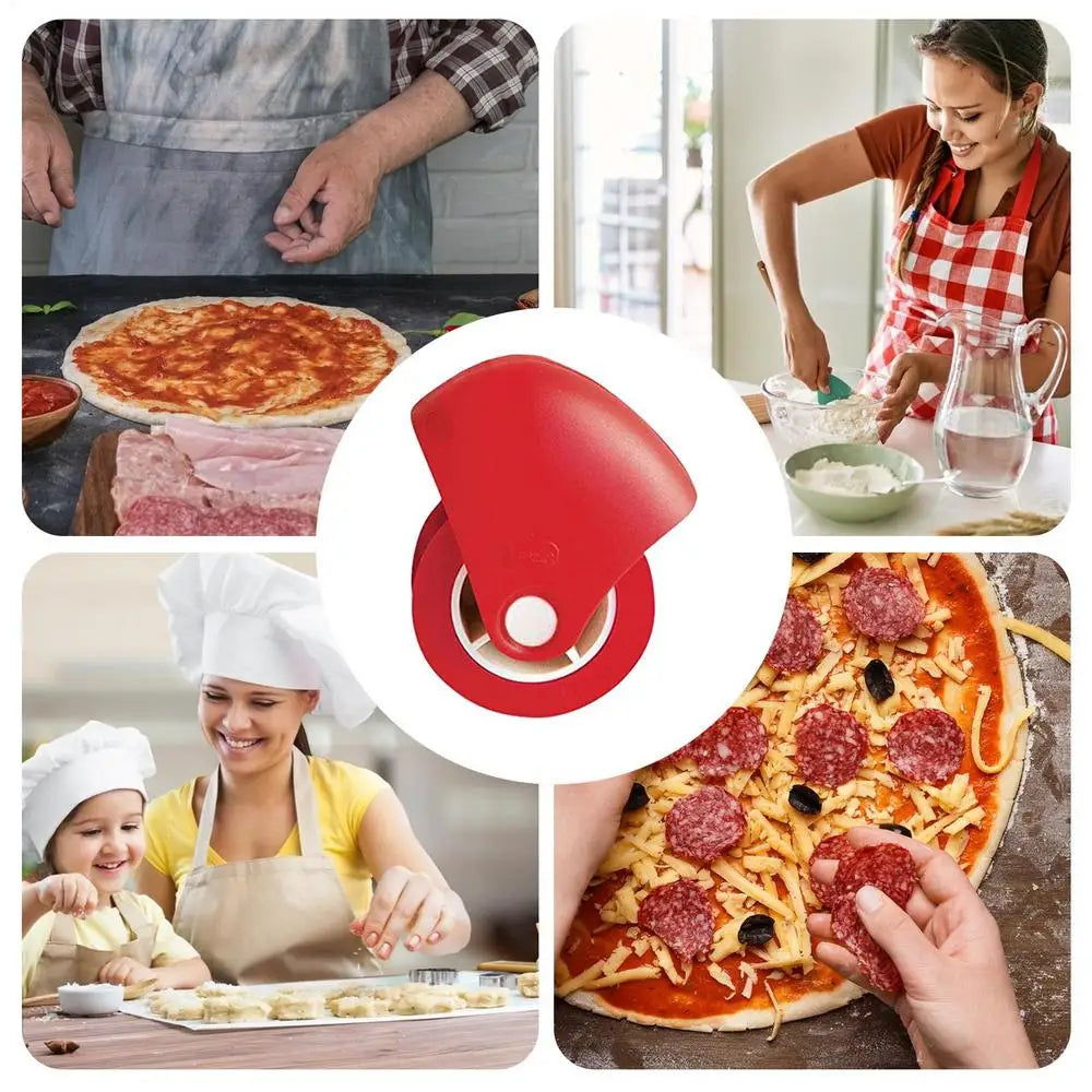 Multifunktionale Roller Cutter Mehrzweck Pizza Kuchen Teig Schneiden Werkzeug Backen Küche Zubehör Mit Kunststoff Klinge Rad