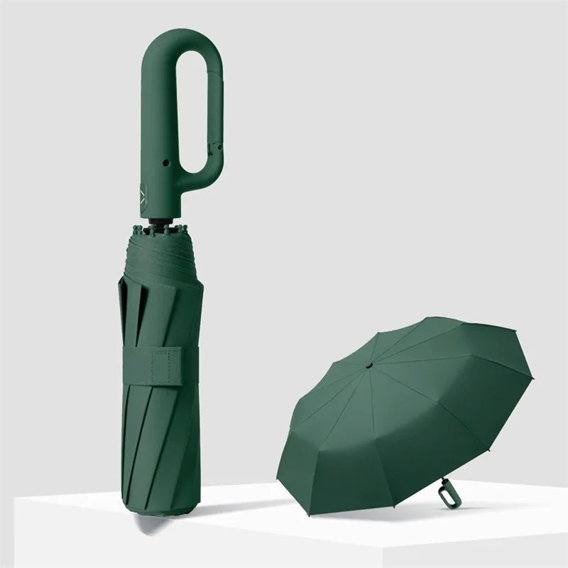 Vollautomatischer Faltbarer Regenschirm – 10 Speichen, UV-Schutz, Windfest, Ø106cm | Damen & Herren | 5 Farben