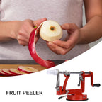 3-in-1-Apfelschäler, Edelstahl-Kern-Scheibenschneider, handgekurbelter Obstschäler, Schneidwerkzeuge, Küche, Apfelschneider, Entkerner