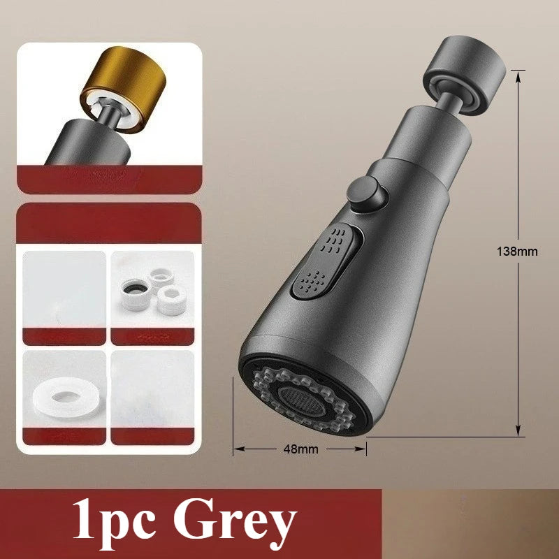 Universal Wasserhahn Extender Kupfer Drei Geschwindigkeit Kopf Wasser Saver Hause Erweiterte Dusche Spray Filter Wanxiang Wasserhahn Bubbler Düse