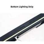 13,78 Zoll Fernbedienung, digitale Wanduhr, Stimmungsbeleuchtung, Timing, Countdown, 2, Alarm, automatischer Dimmer, DST-Stecker, Verwendung, LED-Wecker