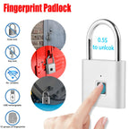 Mini Fingerabdruck Vorhängeschloss, USB Keyless Gepäckschloss, elektronisches Schloss, Smart biometrische Fingerabdruck, Türschloss schnell entsperren