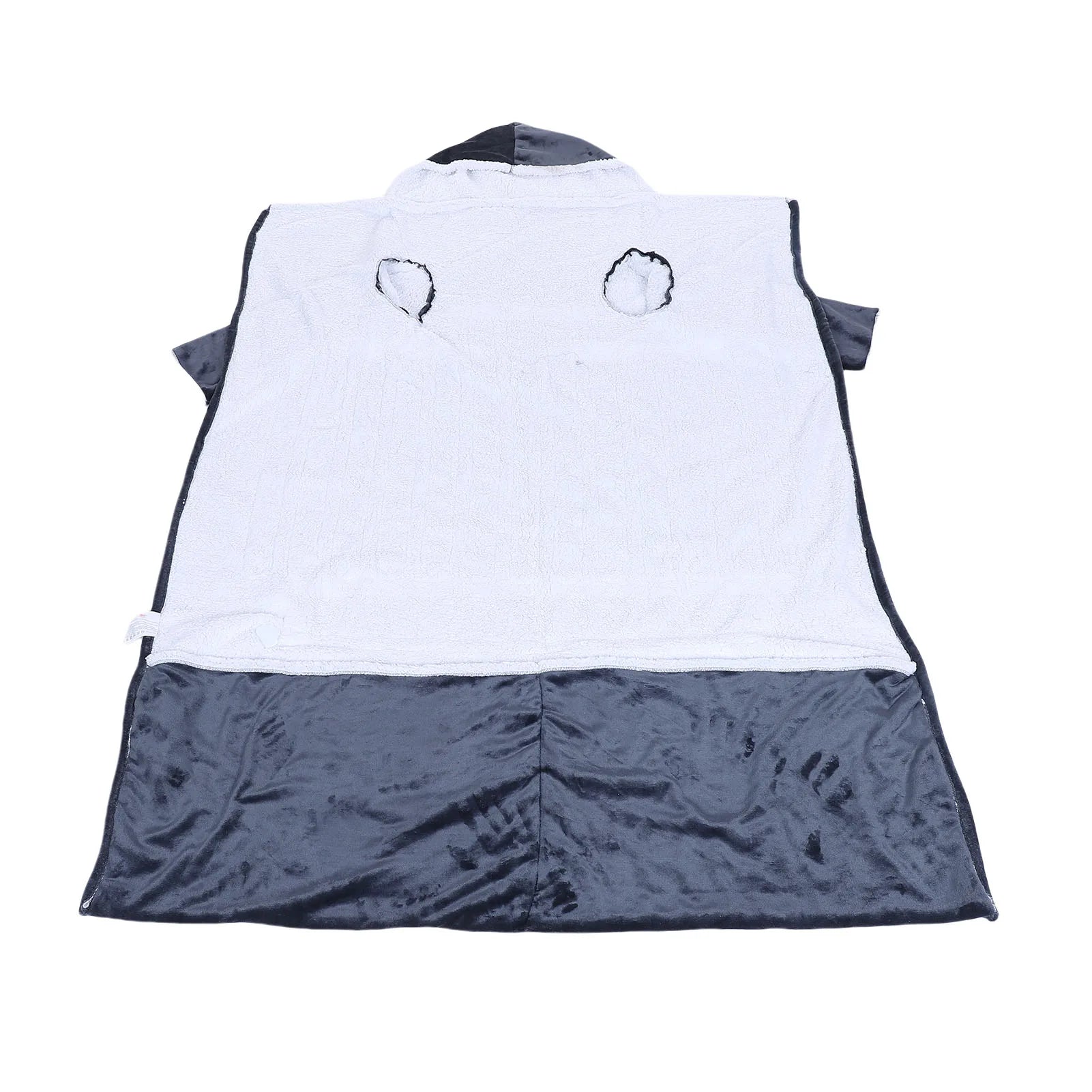 Heizdecke mit Ärmeln, Kapuze und Fußtasche, Flanell, 10 Heizstufen, elektrische tragbare Decke mit 3-Zeiterfassung, 127 x 70 Zoll