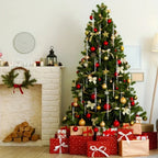 24 Stück klare Eiszapfen-Girlande – elegante hängende Eissäulen, schwere Drop-Dekorationen in verschiedenen Größen für Weihnachtsbaum, Weihnachtsgeschenke