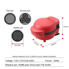 110V/220V Multifunktionaler Waffelkuchenzubereiter