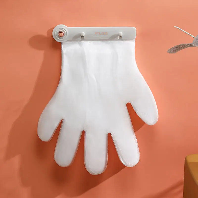Untior Einweghandschuh-Spender – Wandmontage, 100–300 Stück, Weiß/Grün/Rosa, Küche & Haushalt