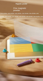 Kinder Cartoon Reißbrett Baby Puzzle Magnetische Schreibtafel Spielzeug Graffiti Magnetische Reißbrett Montessori Spielzeug für Kinder