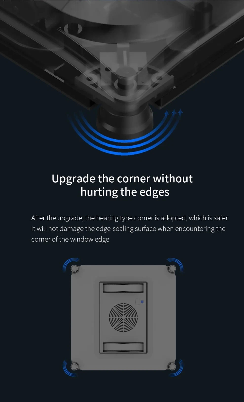 Fensterputzroboter Purerobo W-S9S mit APP Staubsauger