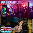 160CM Smart Bluetooth Tuya Ecke Stehlampe Schlafzimmer Nachtlicht Dimmbare RGB Stimmung Beleuchtung Musik Sync Stand Lampe für wohnkultur
