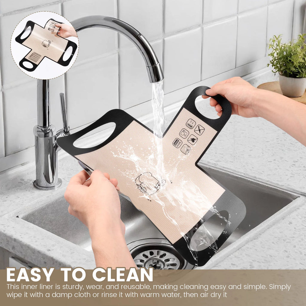 2Pcs Silikon Brot Laib Pan Liner Wiederverwendbare Brot Matte Hitzebeständige Brot Backen Matte mit Griff für Backen Küche Zubehör