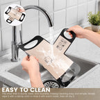 2Pcs Silikon Brot Laib Pan Liner Wiederverwendbare Brot Matte Hitzebeständige Brot Backen Matte mit Griff für Backen Küche Zubehör