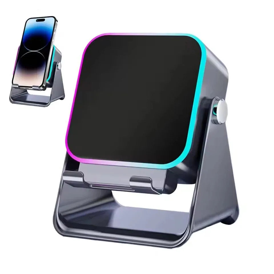 5-in-1 Bluetooth-Lautsprecher mit Smartphone-Halterung & RGB-Licht – HIFI, Induktion, Bluetooth 5.3