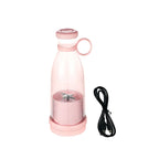 Wiederaufladbare Mixer, frische Frucht-Entsafter, blau/rosa, tragbare USB-Saftflasche, Mini-schneller elektrischer Mixer, Smoothie-Eismaschine