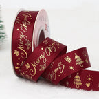 5 Yards Weihnachtsdekoration Band Weihnachtsbaum Anhänger handgemachtes Design für Home Decor Navidad Neujahr 2026 DIY Geschenkverpackung