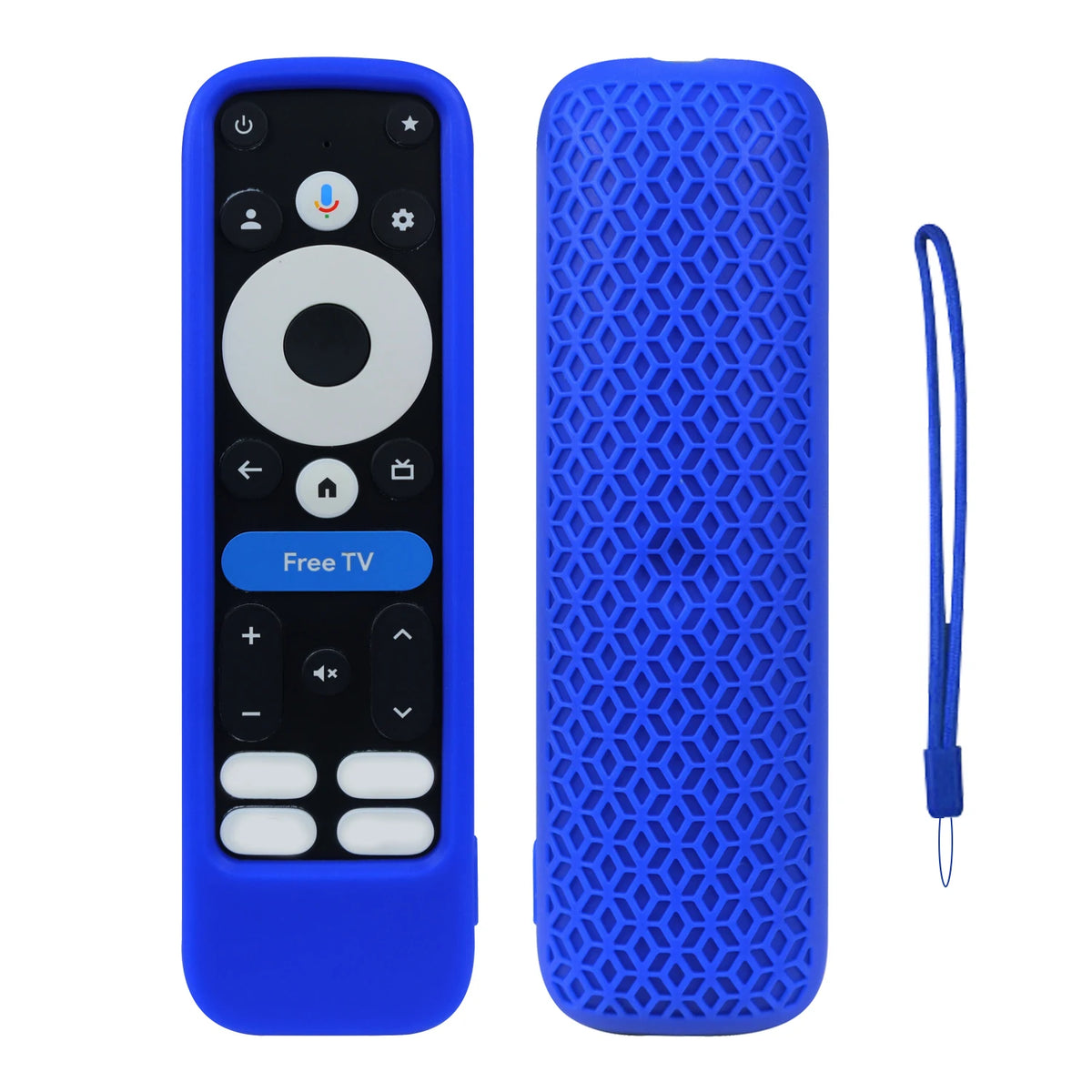 Silikon-Schutzhülle für Onn Google TV 4K Pro 2024 Fernbedienung – rutschfest, inkl. Lanyard