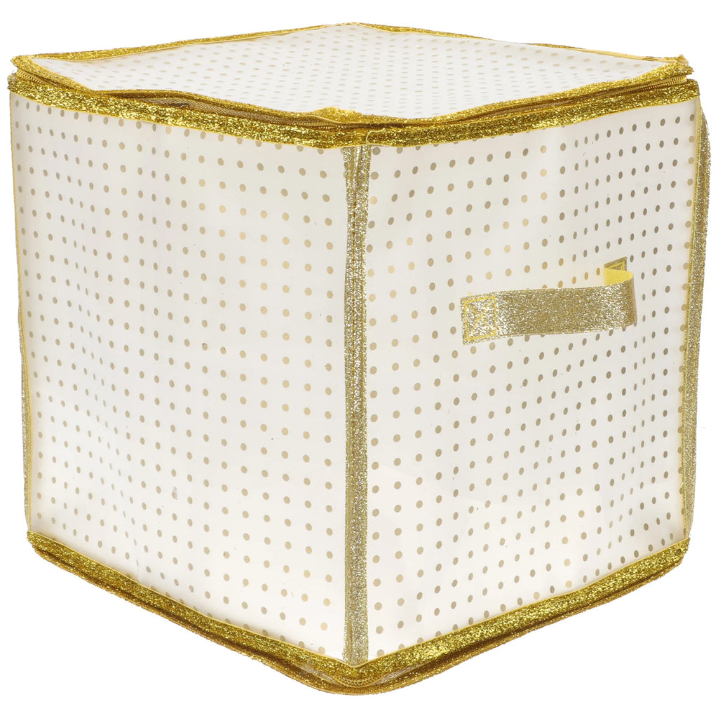 Weihnachtskugel-Box mit 75 Fächern, Weihnachtsornament, Aufbewahrungsorganisator, Oxford-Stoff, leichter Tragebehälter, Weihnachtsbox